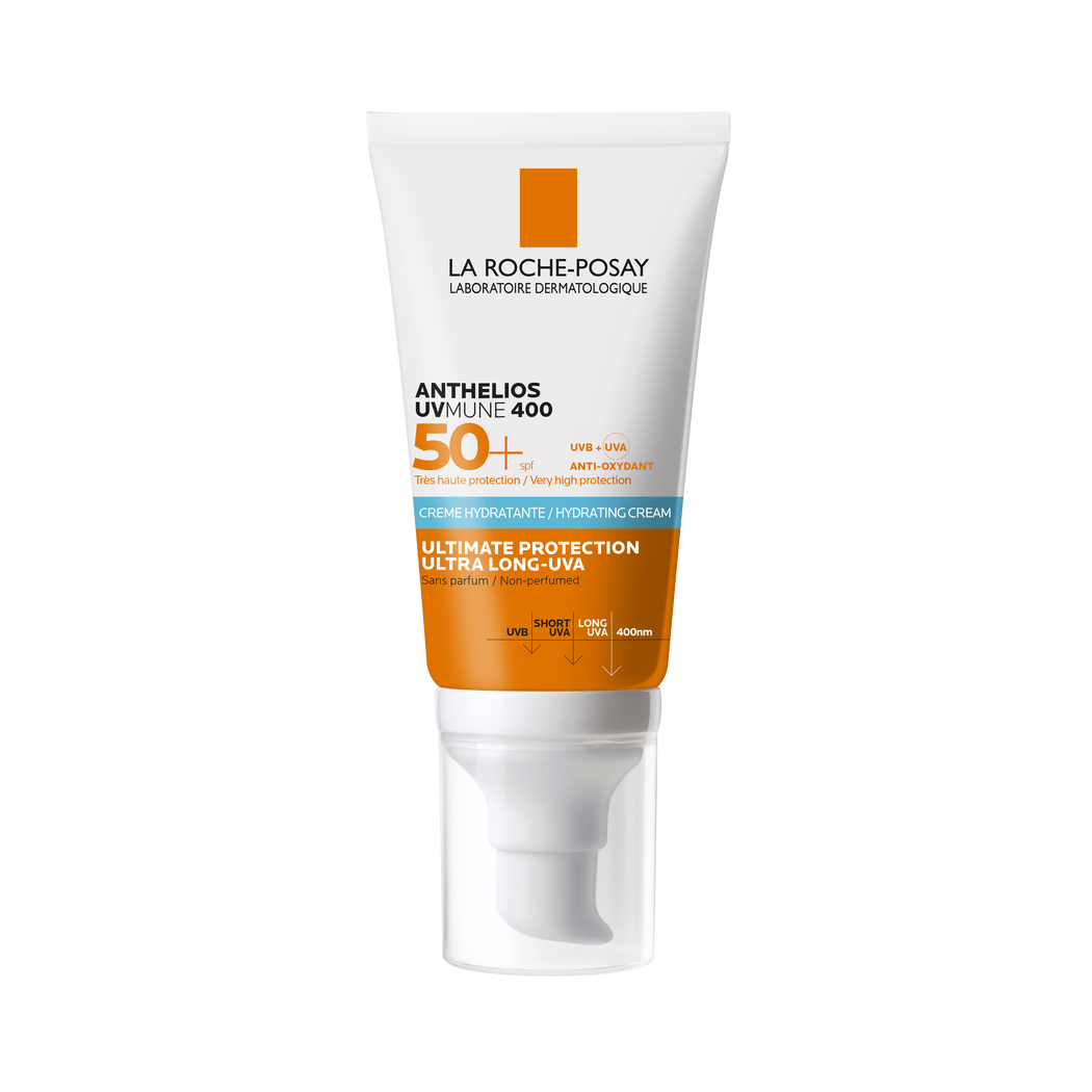 لا روش بوزيه أنثيليوس يوفي ميون 400 كريم مرطب SPF 50+ 50 مل