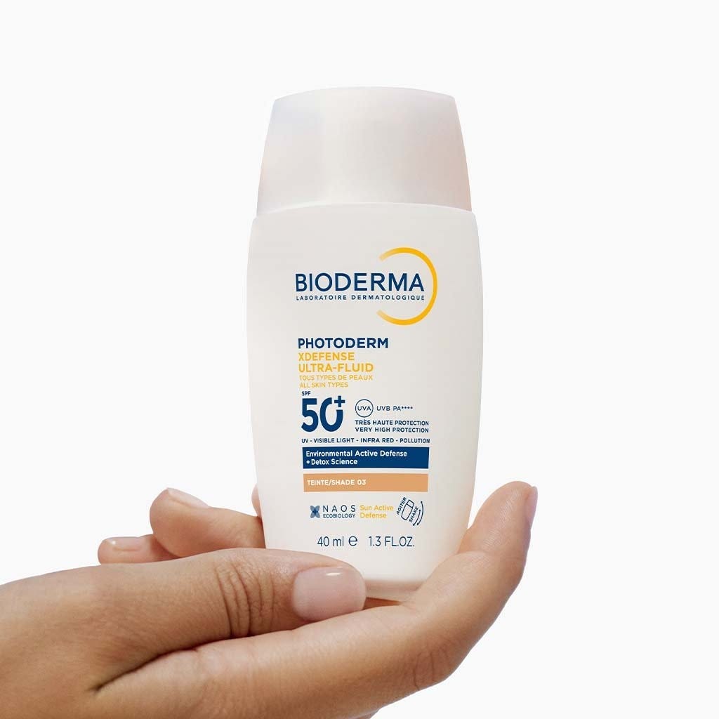 بيوديرما إكس ديفينس سائل فائق السوائل من بيوديرما + درجة حماية من الشمس SPF50+ لون 03 - 40 مل
