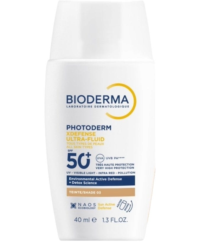 بيوديرما إكس ديفينس سائل فائق السوائل من بيوديرما + درجة حماية من الشمس SPF50+ لون 03 - 40 مل