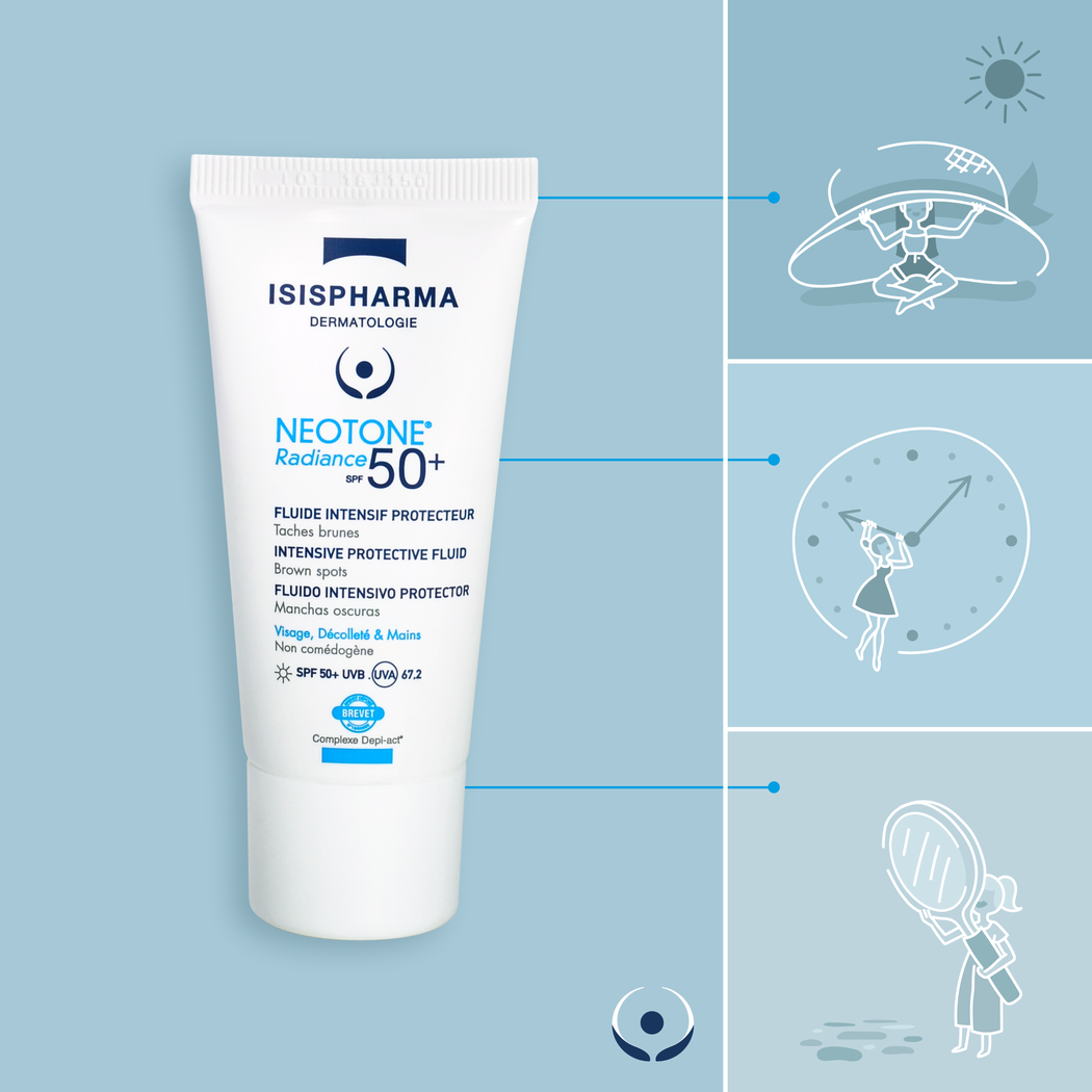 ايزيس فارما نيوتون راديانس SPF 50+ لتفتيح لون البشرة 30 مل