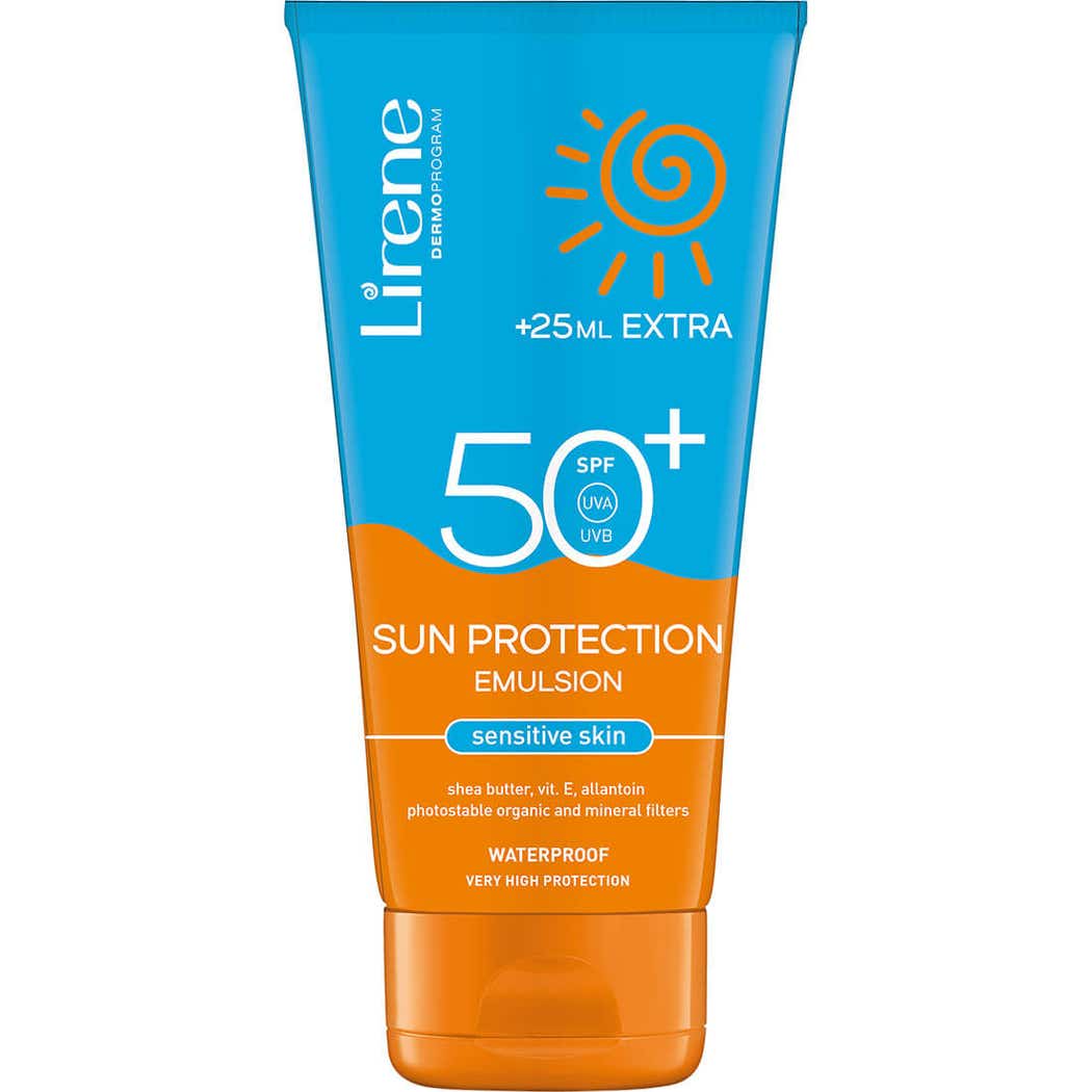 لايرين لوشن واقي شمس ضد الماء للبشرة الحساسةspf50 175مل