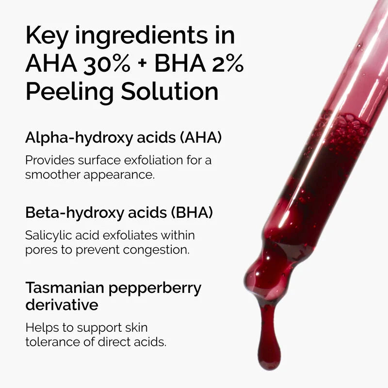 محلول Peeling عالي القوة AHA 30% + BHA 2% (30 مل)