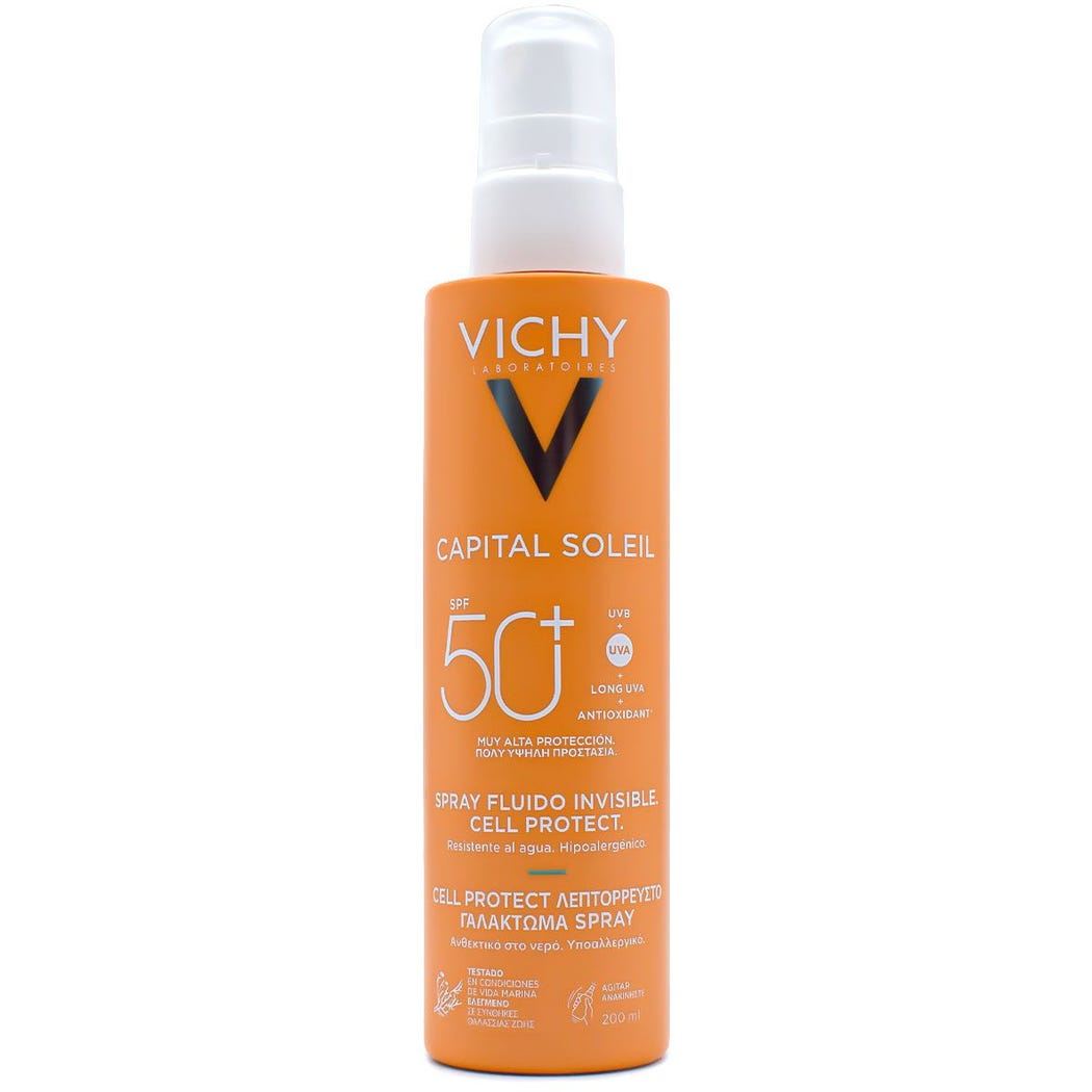 فيشي كابيتال سولاي بخاخ سائل حماية غير مرئية SPF 50 200 مل