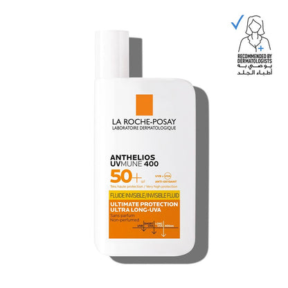 لا روش بوزيه أنثيليوس يوفي ميون 400 واقي شمس شفاف +SPF 50 50 مل