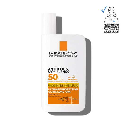 لا روش بوزيه أنثيليوس يوفي ميون 400 واقي شمس شفاف +SPF 50 50 مل