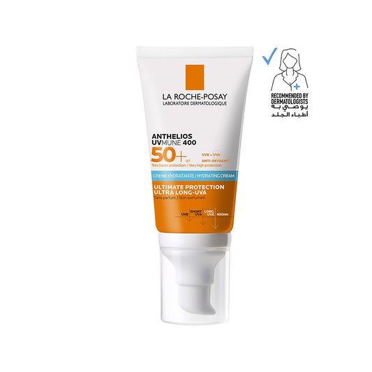 لا روش بوزيه أنثيليوس يوفي ميون 400 كريم مرطب SPF 50+ 50 مل