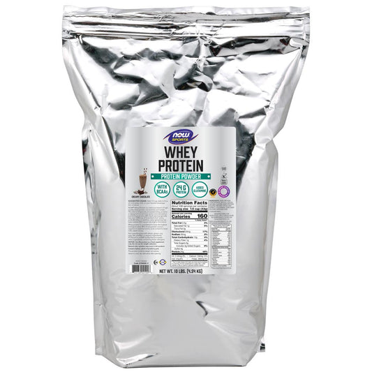 Now Sports Whey Protein Chocolate 10 Lb