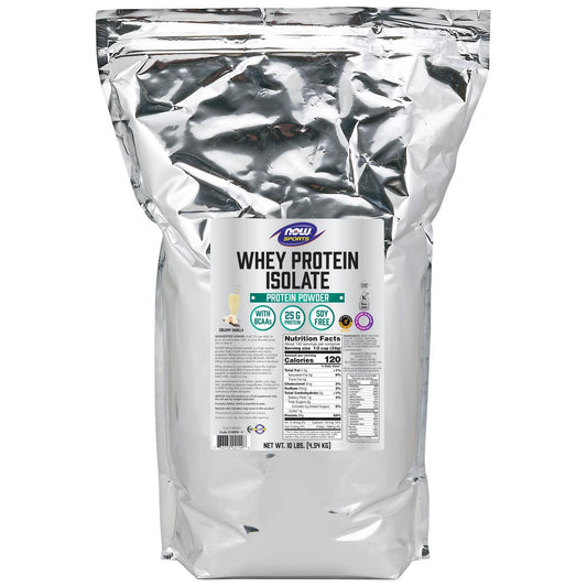 Now Sports Whey Isolate Vanilla 10 Lb
