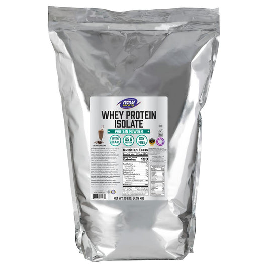 Now Sports Whey Isolate Chocolate 10 Lb