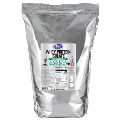 Now Sports Whey Isolate Chocolate 10 Lb