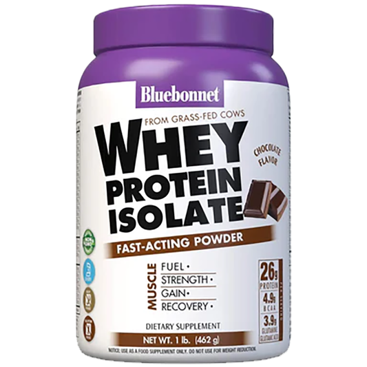 Bluebonnet Whey Protein Isolate Org 1Lb