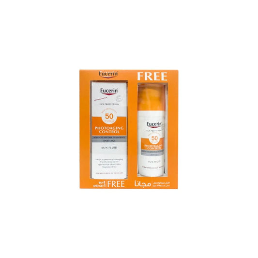 Eucerin Sun Fluid Fragrance-Free 50ml (1+1)