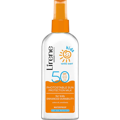 لايرين بخاخ واقي شمس للأطفال 50spf برائحة الفانيلا 150 مل